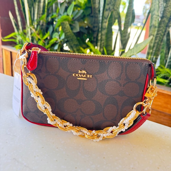 coach Nolita 19 In Signature Canvas c3308 with Pearl extender - Picture 3 of 6